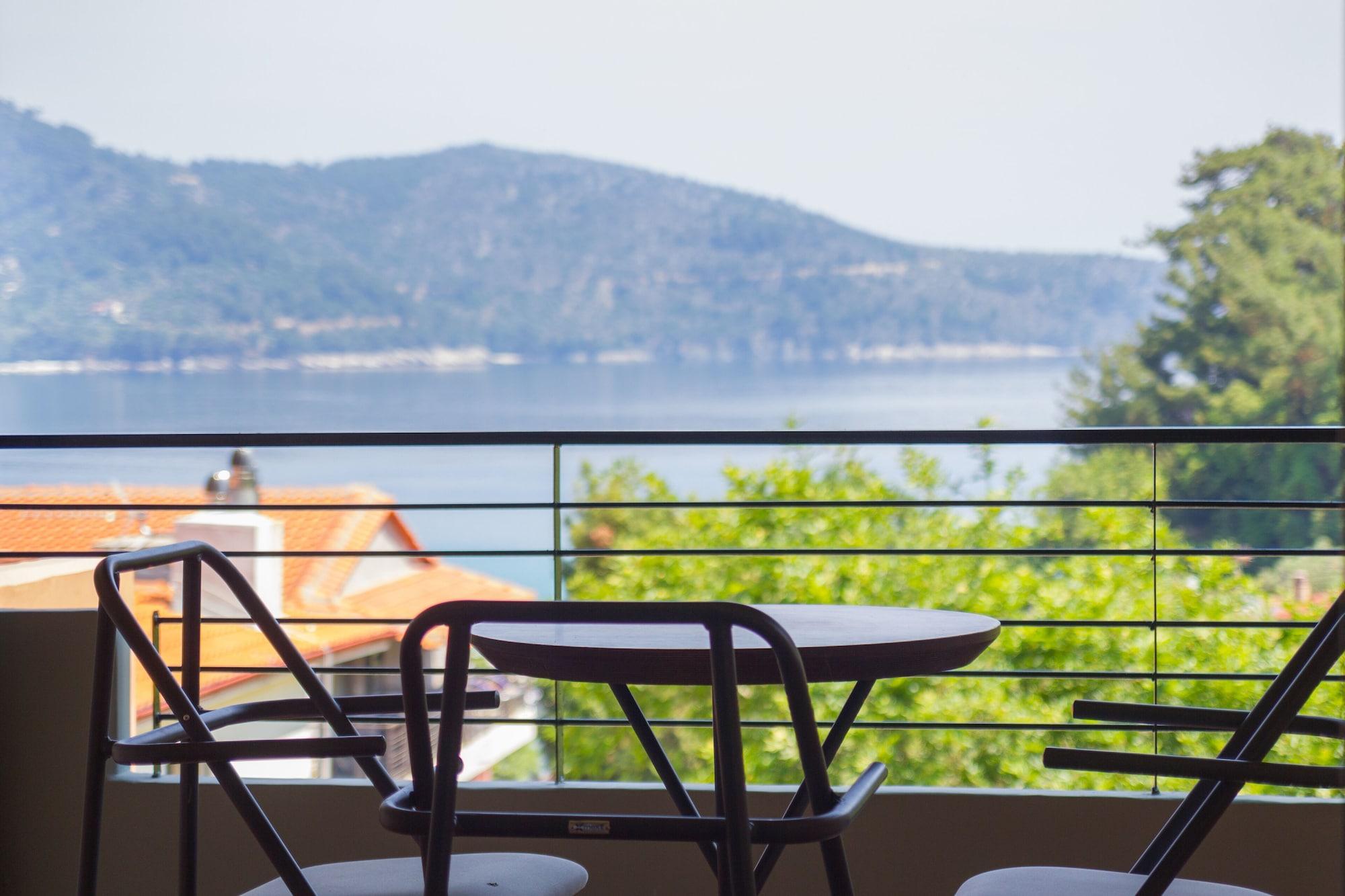 Ntinas Villa With Sea View Skala Potamia  Exterior photo