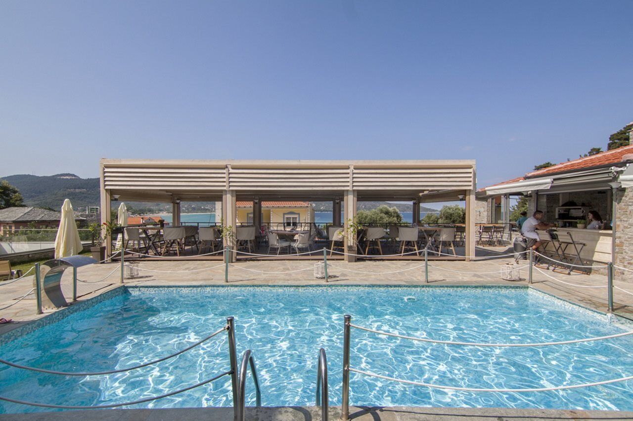 Ntinas Villa With Sea View Skala Potamia  Exterior photo